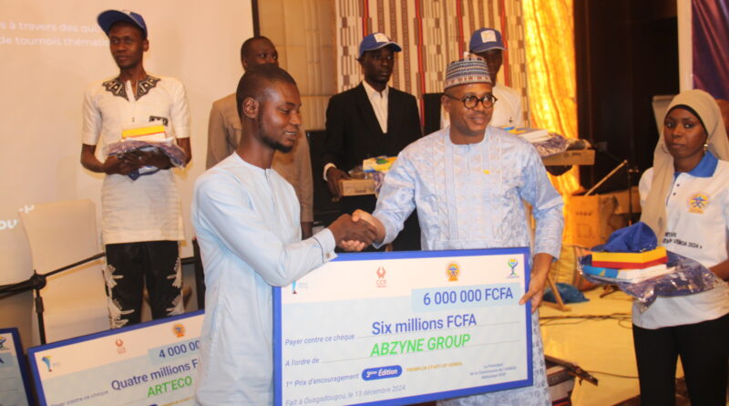 UEMOA : Le Niger remporte le 5ème Prix régional d’Excellence avec la Start up NUMERIS NIGER et 3 Prix nationaux d’encouragement lors de la troisième édition de l’initiative « TREMPLIN START-UP UEMOA ».