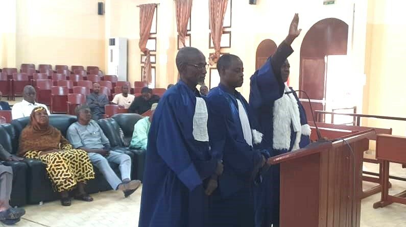 JUSTICE : Prestation de serment à la Cour d’Appel de Niamey, les nouveaux membres du Tribunal Militaire prennent fonction